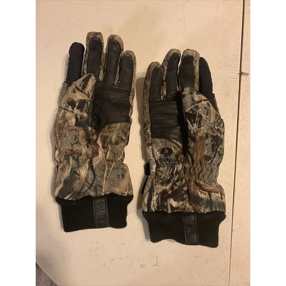 CABELA'S GORE-TEX Hunting Camoflauge 150 Grams Thinsulate Gloves Men Size M Reg - Picture 3 of 9